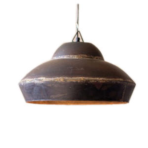 Pendentif de Table de billard finition dorée, abat-jour en métal et fer, pendentif de forme ronde - Product Image 5