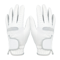 Gants de golf en cuir véritable de haute qualité, accessoires d'usine de golf d'Indonésie, adhérence douce, multicolores, gants de sport multicolores
