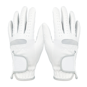 Gants de golf en cuir véritable de haute qualité, accessoires d'usine de golf d'Indonésie, adhérence douce, multicolores, gants de sport multicolores - Product Image 1