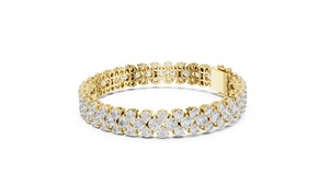 Pulsera de Diamantes Cultivados en Laboratorio de Forma Redonda de Lujo, Oro Sólido de 14K IGI para Boda, Compromiso, Personalización, OEM/ODM Disponible - Product Image 5