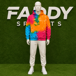 Custom Wholesale Unisex Oversized <b>Tie</b> Dye Hoodie Rainbow Colorful Streetwear Heavyweight Cotton Pullover Sweatshirt <b>Men</b> Women - Product Image 2