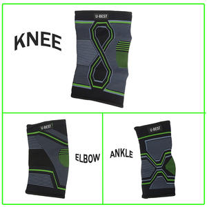 Genouillères et protections confortables, respirantes et protectrices en nylon, caoutchouc et élasthanne - Product Image 2