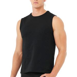 <b>Men</b> <b>White</b> Sleeveless <b>Vest</b> Crew Neck Solid Color Breathable Regular Fit Tank Top All Seasons Apparel - Product Image 3
