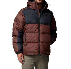 Abrigo de invierno para hombre al por mayor, chaqueta con capucha, acolchado, con estampado urbano, cintas gruesas, abrigos de burbujas, ropa cómoda - Product Image 1