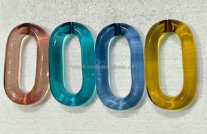 Handmade Resin Link Chain, Colorful Decorative Resin Chain for Home Decor, <b>Wall</b> Hanging, Table <b>Decoration</b> and Creative Interior - Product Image 3