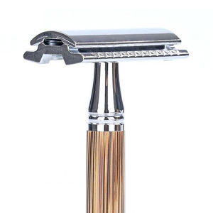Maquinillas de Afeitar Manuales para Hombre con Mango Ergonómico Ligero y Reutilizable de Bambú, Maquinillas de Afeitar de Doble Filo para Hombre - Product Image 6