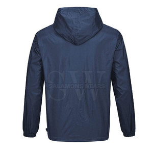 Sudaderas con capucha cortavientos elegantes para hombre, con cremallera completa, ligeras, ideales para correr, entrenar, hacer senderismo y aventuras de fin de semana. - Product Image 2