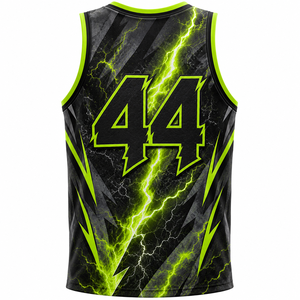 Exportateur de maillots de basket-ball imprimés offrant des caractéristiques de performance, production de maillots de basket-ball brodés pour les matchs professionnels - Product Image 2