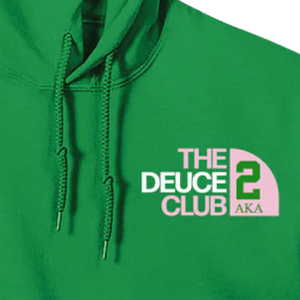   เสื้อฮู้ดปักลาย The Ace Club 1 สีเขียว ผ้าฝ้ายพรีเมียมเนื้อนุ่ม สวมหัว มีฮู้ด แบบยูนิเซ็กส์ - Product Image 6
