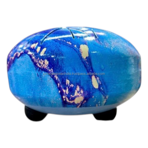 Tambour à langue en acier bleu émaillé avec maillets en caoutchouc, instrument Handpan pour la méditation, le yoga, la sonothérapie et la relaxation - Product Image 2