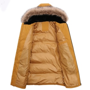 Men's Vintage Hooded <b>Winter</b> Puffer <b>Jacket</b> Warm Bubble Cotton <b>Jacket</b> Custom Logo Outdoor Coat - Product Image 2