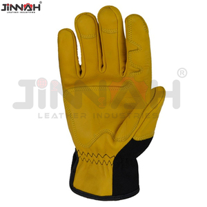 ถุงมือช่างหนังแกะปลอดภัยทนทานต่อแรงกระแทก - Product Image 3