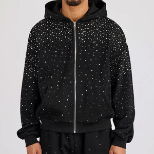 Sudadera con Pedrería Brillante, Sudadera Básica Unisex con Diseño de Pedrería, Personaliza Tu Propia Sudadera con Pedrería de Alta Calidad y Estilo Moderno - Product Image 4