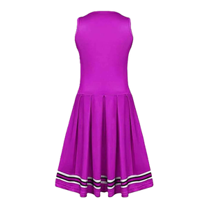 Cheerleading Uniforms Customized Printed Breathable Spandex/Polyester High Quality Outdoor Sports Wear Cheerleader Uniform - Product Image 4