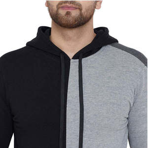 Custom <b>Men</b> Color Block Patchwork Tracksuit Hooded Sweatshirt <b>Joggers</b> 2 Piece Set <b>Slim</b> <b>Fit</b> Streetwear Casual <b>Men</b> Sweatsuit - Product Image 6