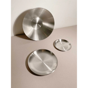 Bol à salade classique en acier inoxydable doré et argenté, plat de service luxueux en métal pour salade et chocolat, non toxique, compatible lave-vaisselle - Product Image 3