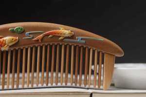 Peine de Madera para Masaje, Ideal para Regalos, Peine Natural para Cabeza y Cuero Cabelludo, Cepillos de Limpieza - Product Image 3