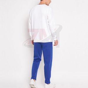 Ensembles de survêtements de sport 100 % coton de haute qualité pour hommes, avec logo personnalisé, pour l'hiver, séchage rapide et respirant, vente en gros - Product Image 4