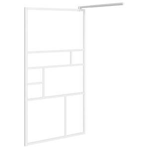 Parois de douche en verre ESG blanc 31,5''x76,8'' pour cabine de douche - Product Image 4