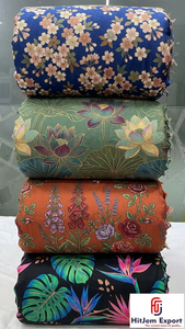 Fabricant de tissus imprimés numériquement en polyester doux personnalisé pour vêtements, robes et produits textiles de maison - Product Image 6