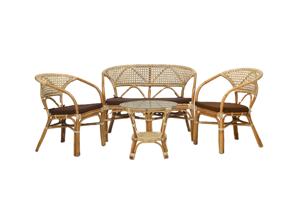 Sofá Cómodo de Dos Plazas con Diseño Asiático en Ratán, Modelo Sienta de CV.Craftindo, para Sala de Estar, Hecho en Java Occidental, Indonesia - Product Image 6