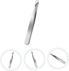 Pinzas para Recortar el Vello de la Nariz, Pinzas para Cejas de Acero Inoxidable con Punta Puntiaguda, Diseño Moderno y Duradero para la Rutina de Cuidado Facial - Product Image 1