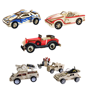 Jouets éducatifs en bois pour enfants, pièces, jeux à assembler, bricolage, science des voitures, kits de puzzle en bois, jouets physique, tige, prêt à installer - Product Image 4