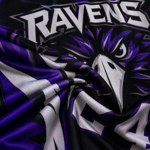 Camiseta de Fútbol Americano de los Ravens para Hombre, Personalizada, Sublimada, Cuello en V, Manga Corta, Ajuste Atlético, Secado Rápido, 100% Poliéster, para Adultos, Todas las Temporadas - Product Image 6