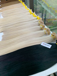 ผมต่อ100% สูง70ซม. สีบลอนด์2025ผมเวียดนาม - Product Image 4