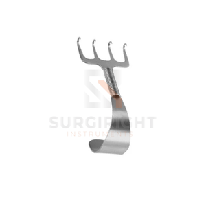 Gorney Maxwell คราด retractor พร้อมสปริงเยอรมันสแตนเลส CE เครื่องมือผ่าตัดชั้น I รุ่น SI-OIS-0001บลัชออน - Product Image 1