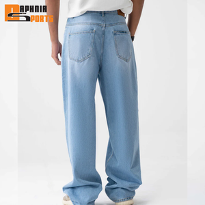 Jeans en denim de qualité supérieure, nouveaux, élégants, pantalons baggy, jeans classiques pour homme, vêtements pour homme, jeans amples à la mode pour homme - Product Image 5