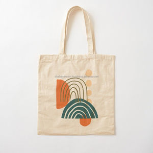 Bolsa de Lona de Algodón Grande de Lujo para Mujer, Bolsa de Compras Casual, Bolsas de Lona de Algodón Estampadas a Precio Económico - Product Image 1