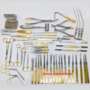 BISONS - Juego de Instrumentos Manuales para Rinoplastia al por Mayor, 50 Piezas, Acero Inoxidable, Kit de Instrumentos Quirúrgicos para Cirugía Nasal - Product Image 1