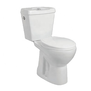 Vente en gros Cuvette de toilette en porcelaine Cuvette de toilette sur pied Cuvette de toilette deux pièces Réservoir dissimulé à double chasse Monté au sol Pas cher - Product Image 2