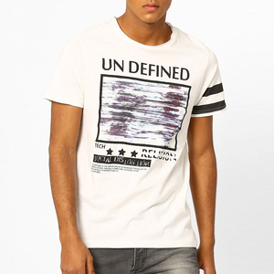 Camisetas Casuales de Verano para Hombre, Nuevas, a la Moda, 100% Algodón, Manga Corta, Cuello Redondo, Estampadas, Transpirables, Antiarrugas - Product Image 1