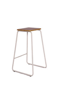 Taburetes y Mesa Auxiliar Vintage Plateados Brillantes Pulidos Hechos a Mano con Tapa de Madera para Decoración del Hogar - Product Image 2