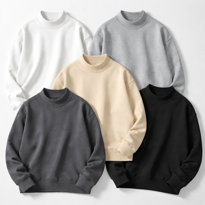 Proveedor OEM de Sudaderas Personalizadas al por Mayor con Cuello Redondo y Cuello Alto - Alta Calidad Directo de Fábrica - Product Image 5