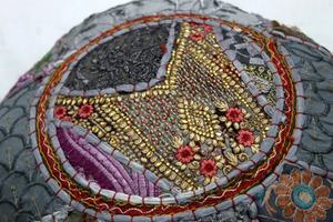 Almohada de suelo Boho Cojín de suelo redondo Funda de cojín de meditación - Product Image 4