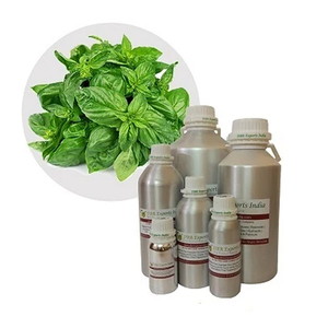 Basil Essential Oil Supplier from India for Aromatherapy <b>Perfume</b> and Personal Care Applications - Product Image 1