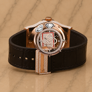 Luxury <b>Automatic</b> Moissanite Diamond Watch Men Full VVS Stone Stainless Steel Watch - Product Image 3