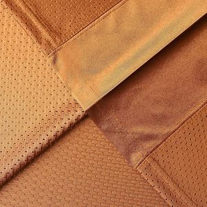 Maillot de baseball personnalisé pour homme en maille bronze, manches courtes, col en V, respirant, uniforme imprimé par sublimation, toutes saisons, vêtements pour adultes - Product Image 5
