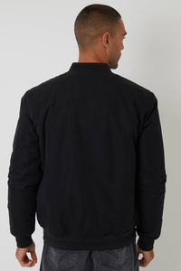 Chaqueta Bomber de Moda Urbana Personalizada de Alta Calidad para Hombre, Transpirable, Resistente al Viento, 100% Poliéster, Cierre de Cremallera Informal, Color Sólido - Product Image 5