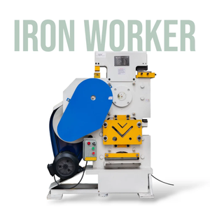 Máquina Punzonadora, Cortadora y Entalladora Hidráulica Industrial de Servicio Pesado 14B para Trabajos en Hierro, Equipo de Fabricación de Metal de 36-120 Toneladas - Product Image 1