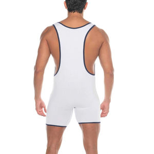 Wholesale Customized Heat-Transfer Printed Breathable Knitted Cotton/Bamboo <b>Men</b> <b>Singlets</b> <b>for</b> Fitness Gym Training - Product Image 2