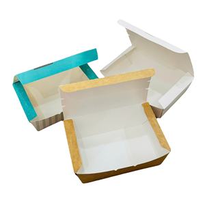 Disposable Cylinder <b>Kraft</b> Paper Eco-Friendly Custom Food Packaging Takeout <b>Box</b> - Product Image 2