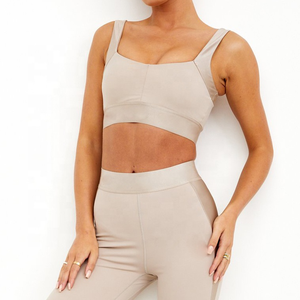 Soutiens-gorge de sport pour femmes, maintien élevé, légers, sans coutures, pour la gym, le fitness, athlétiques, grandes tailles, soutien-gorge de yoga en Spandex/Nylon, motif léopard délavé - Product Image 1