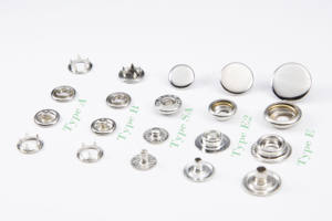 Métal à bouton-pression en laiton de 15 mm fabriqué à Taiwan - Product Image 2