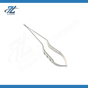 Micro-ciseaux Yasargil de haute précision, forme baïonnette, instrument chirurgical, acier inoxydable de qualité, outil microchirurgical réutilisable - Product Image 5