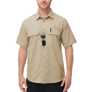 Chemise de pêche urbaine pour hommes, respirante, en coton et élasthanne, à manches longues, pour pêcheurs, streetwear - Product Image 6