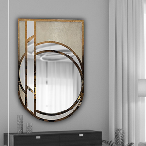 Renueva el interior de tu coche con este lujoso espejo SS PVD que presenta un sofisticado diseño de marco de múltiples anillos. - Product Image 6